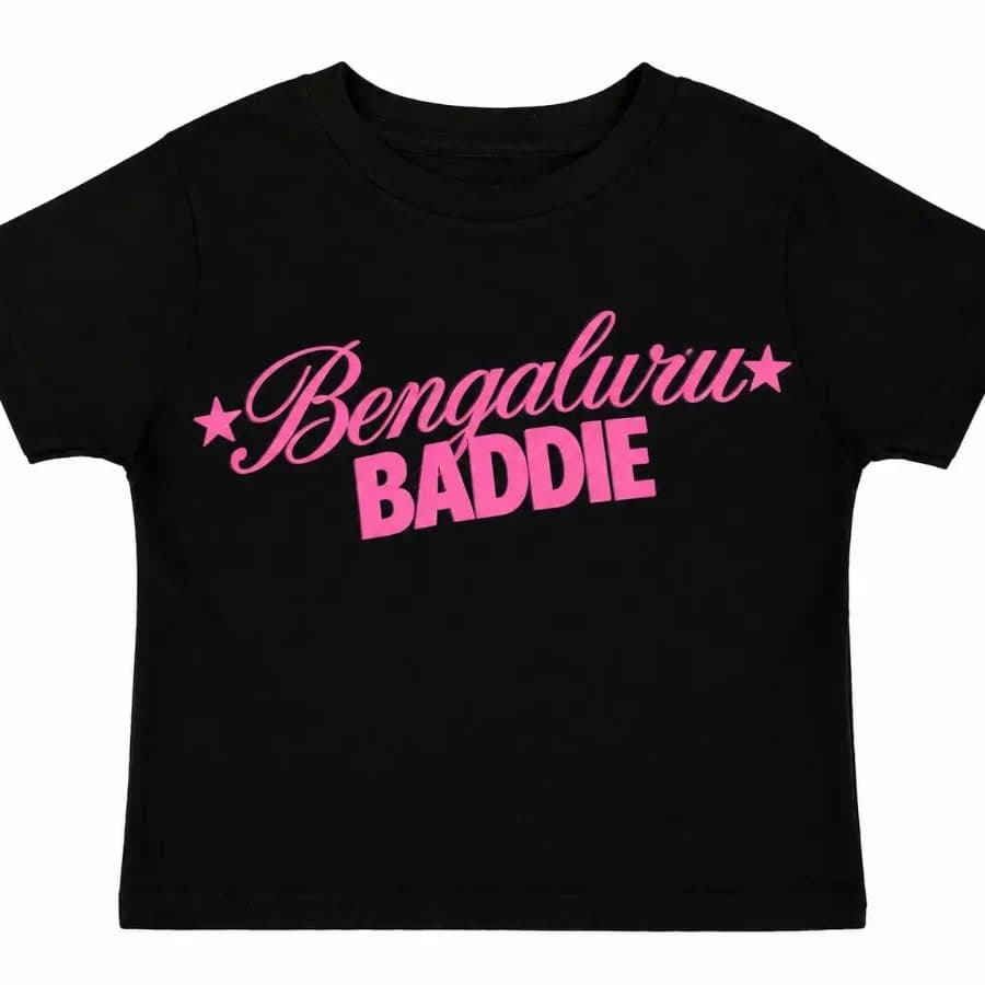 Bengaluru Baddie Crop Tee